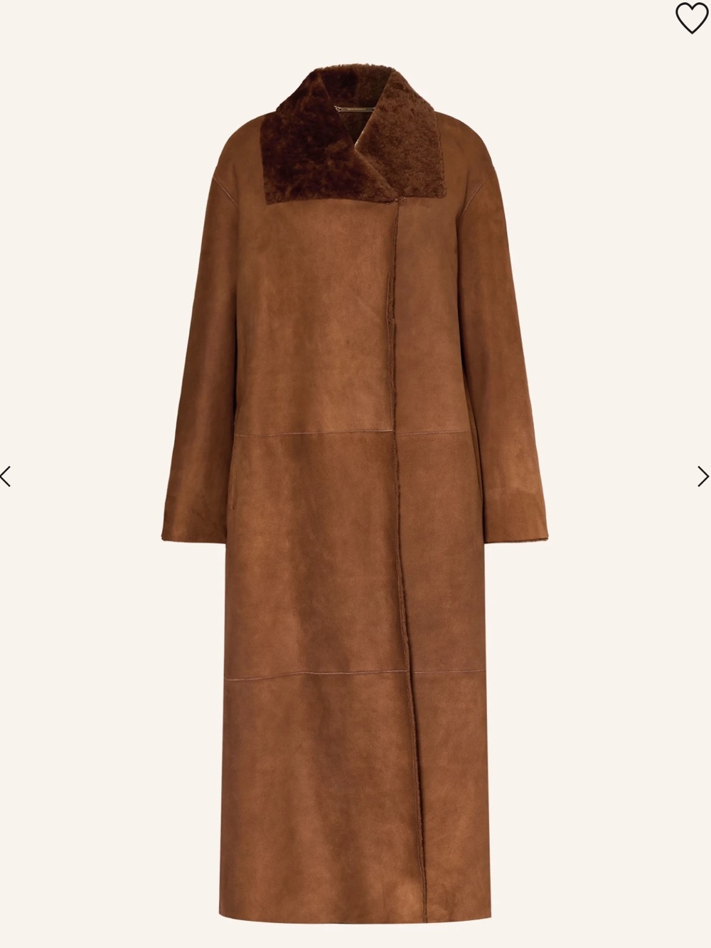 Nour hammour birthday reversible lamb leather suede real fur shearling REDUCED - Picture 2 of 15